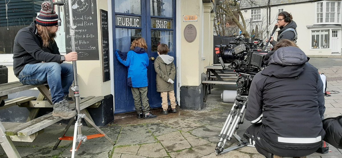 MadFishMgmt's tweet photo. Two cheeky boys on set - looking forward to seeing this #film #actors #talent https://t.co/rSoCRhODkK
