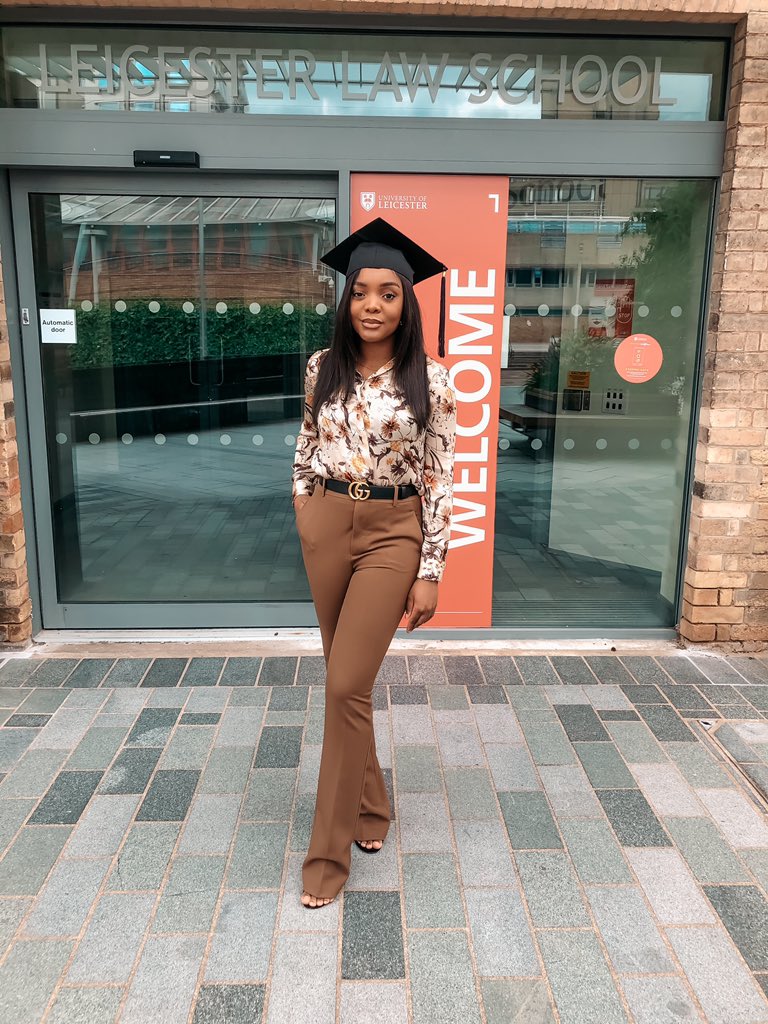 TokiniD's tweet image. Your small girl from PH city is graduating with a FIRST CLASS - Law with a Year Abroad.
So grateful 🙌🏽