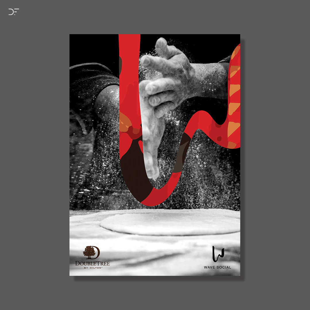 InDesignFoundry's tweet photo. Building the brand story for the #wave restaurant at #hiltonahmedabad is the kind of soul-stirring experience which #rumi writes about when he said “only from the heart can you touch the sky”

#designfoundry #dfworks #logodesignlove #advertisingcampaign #hilton #food #marketing https://t.co/fPGuznezNy