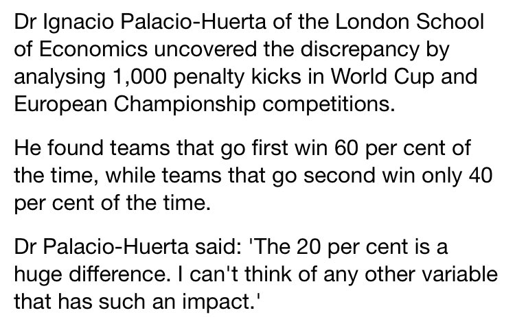 buzzz78's tweet photo. @TheSquareBall @TSSLUFC some science to support why playing second puts us at a disadvantage. https://t.co/dmzw8VF7ii