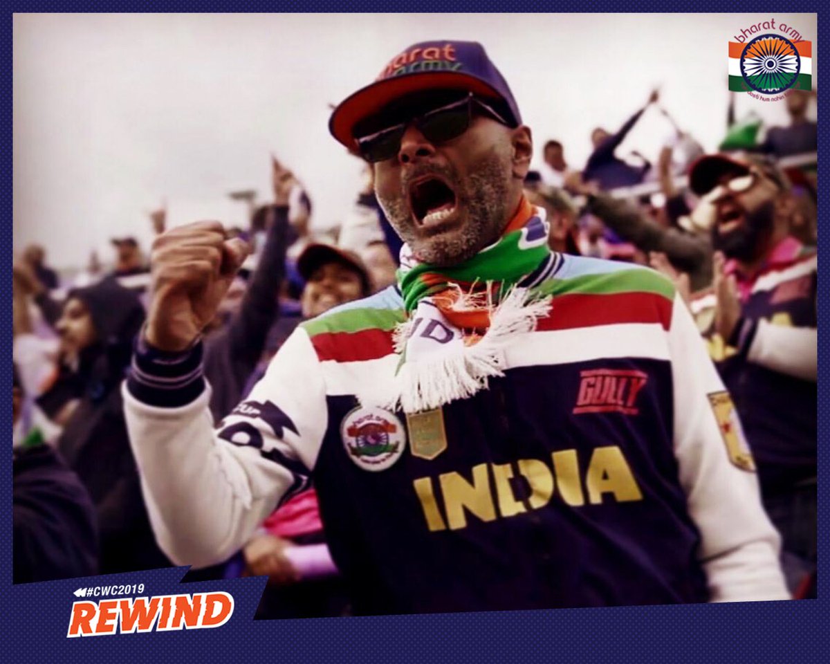 thebharatarmy's tweet photo. ๐ฎ๐ณ #CWC19Rewind : On this day last year, the Bharat Army flocked to the stands at #OldTrafford to cheer for India as they took on the Kiwis in the semi-final of the 2019 @cricketworldcup ๐ฅ
#INDvNZ #NZvIND #india #teamindia #cwc19 #england #lovecricket #bharatarmy https://t.co/KEFqTkxsvB