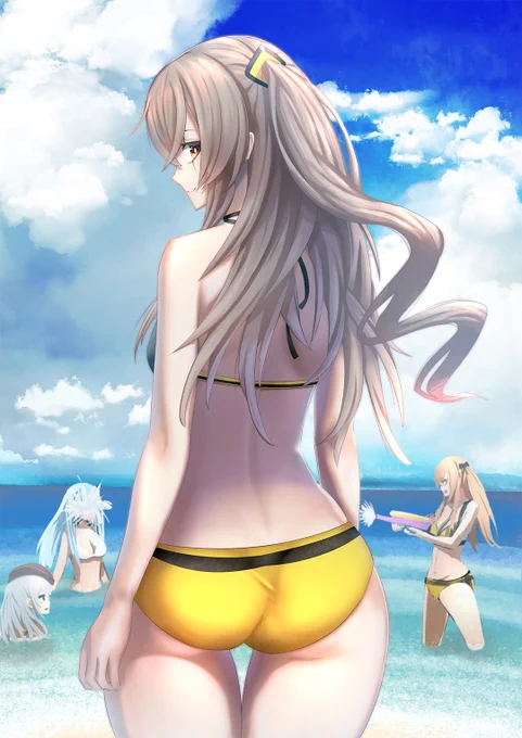404の夏休み(再掲)
#少女前線 #GirlsFrontline 
