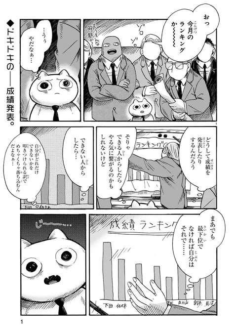 社畜ねこ第三話更新されました～!
自己啓発本を買うねこ田。(1/2) 