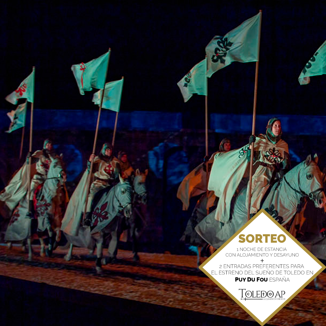 ToledoApt's tweet photo. #SORTEO ESTRENO ⚔PUY DU FOU⚔

• 1 noches AD para x 2 personas
• 2 Entradas VIP del “Sueño de Toledo”

¿Cómo participar en el sorteo? 
✔ Follow en Twitter
✔ Comentario en el tweet 
✔ RT con comentario
PART. HASTA: 15 DE JULIO
GANADOR: 16 JULIO
bases: https://t.co/uSF5HbFShw https://t.co/qeQ4OIeatr
