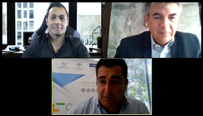 CGE_Granada's tweet photo. Ya ha comenzado nuestro #NetworkingVirtualCGE. Nuestro vicepresidente José Antonio Lucha da la bienvenida a los participantes y destaca la importancia de establecer alianzas y buscar buenos compañeros de viaje para asegurar el éxito empresarial.
#MasEmpresas https://t.co/X0n7rQCO7n