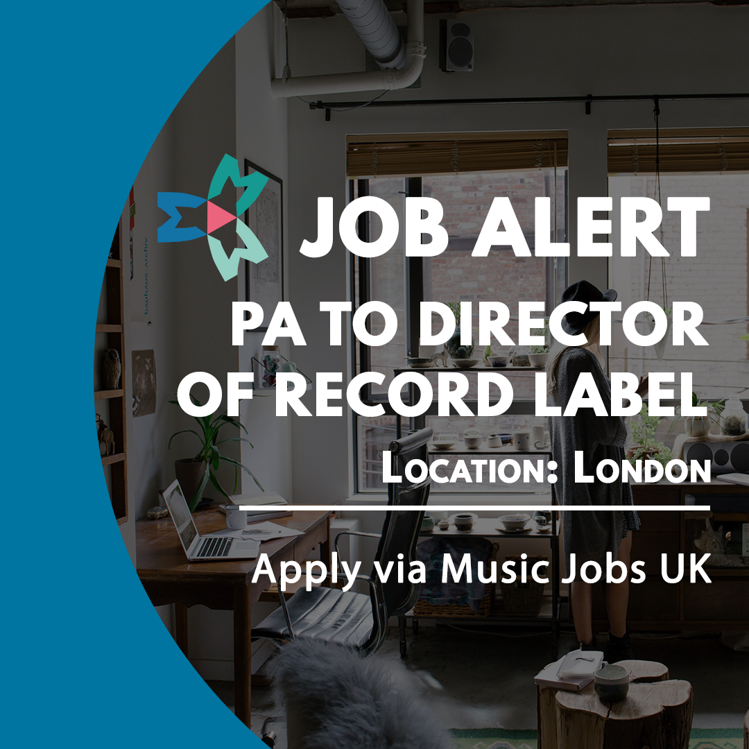 UKMusicJobs's tweet photo. #JobAlert: #PersonalAssistant required for the Director of a #ManagementAgency and #RecordLabel based in #London https://t.co/lfwed7tWqP #UKMusicJobs #MusicJobsUK #MusicJobs #PAJobs #Assistant #ExecutiveAssistant #MusicIndustryJobs https://t.co/18m0Zj6VGd