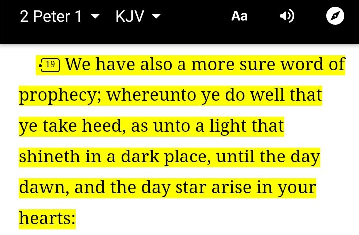 John described Jesus as ‘the light shineth in darkness’. John 1:5 KJV says And the light shineth in darkness; and the darkness comprehended it not.Peter also used a similar phrase 'a light that shineth in a dark place' when he described Jesus as 'the day star’.