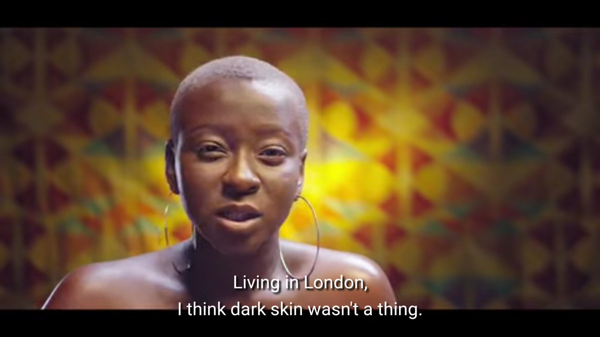 18/ le colorisme cest le témoignage d'une magbifique femme darkskin à 3:50 du reportage que j'ai cité plus haut... AGAIN : "Nos peaux noires" sur netflix