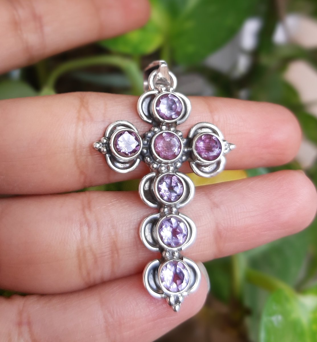 #amethyst#crosscharmpendant#pendant#silver#sterlingsilver#etsy#paypal#fashion#silverjewelry#designerjewelry#crosspendant#amethystpendant#jewelryaddicted#jewelrylover#gifts#giftsforher