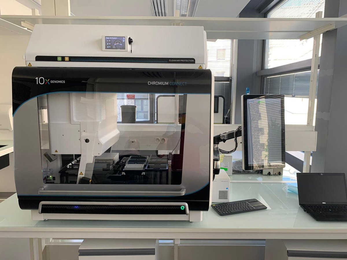 Le 1er #ChromiumConnect en Europe dans le laboratoire de <a href="/MickMenager/">mickael menager</a>. Cette plongée au cœur des cellules avec une précision jamais atteinte va lui permettre de porter un regard neuf sur les maladies génétiques et ainsi accélérer leur diagnostic et leur traitement. (1/2)