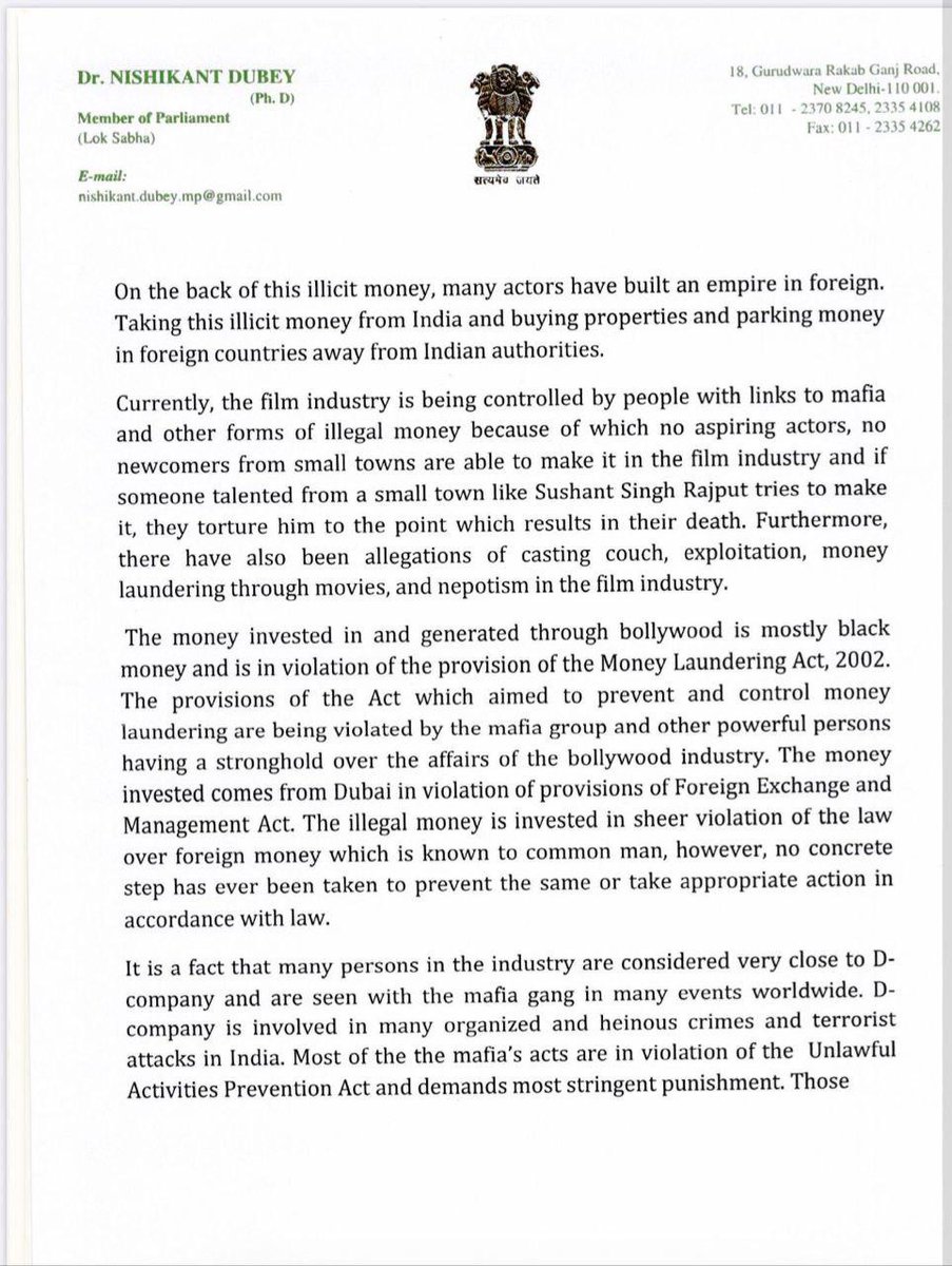 ManishK89979565's tweet photo. Take this as sample letter & write a complaint letters to UNHRC, SC, PM, Governer of Maharsatra to do Independent Investigation By Special Investigation Team ( #SIT ) .
NARCO TESTS of Rhea,Mahesh,Sandeep #SSR Friends for Murder.
#SCOrderCBIForSSR
#SITForSSR https://t.co/46iKBPzaFH