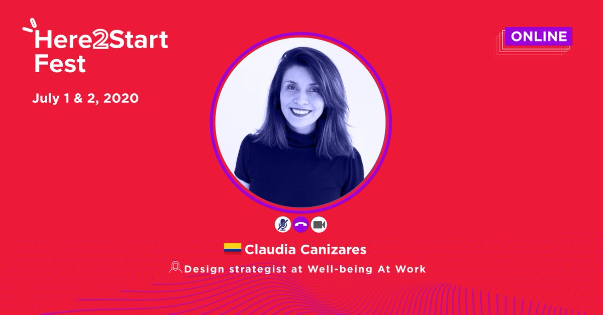 here2start_NL's tweet photo. International entrepreneurs from all the world discovered the future of the workplace Post-Covid19 at #Here2StartFest with the expert Design strategist at Well-being At Work: Claudia Canizares from WAW.

👉 Stay tuned! We will post soon our next steps: https://t.co/8TyftUgDwc https://t.co/wPV0sAE5XW