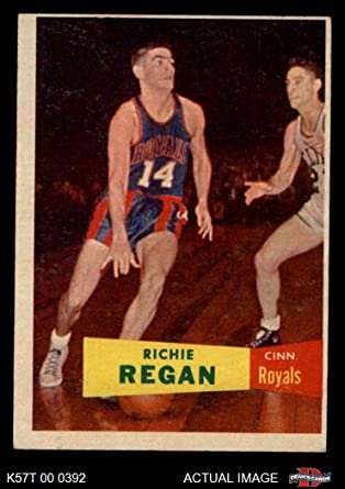 Richie Regan: 1956-57. 9.8pts, 2.9rbd, 3.1ast. 32.9 FG%, 77.4 FT%.