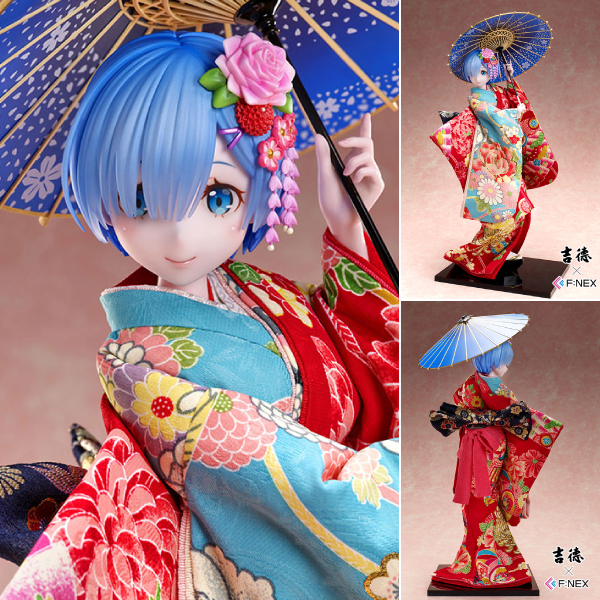 おしゃれ 吉徳×F:NEX Re:ゼロから始める異世界生活 レム 日本人形