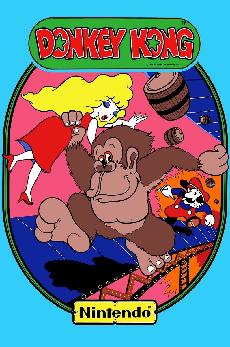 it8Bit — Donkey Kong Arcade Shigeru Miyamoto Art by Ivan