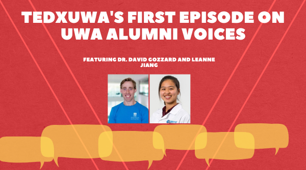 tedxuwa's tweet photo. We are proud to present our podcast series TEDxUWA on UWA Alumni Voices. Our first episode features our scientific advisor and PhD student Leanne Jiang in collaboration with Dr David Gozzard, a Forrest Fellow and a past speaker of TEDxUWA. https://t.co/P4pyDi4aWw https://t.co/uM4s8Hv0De
