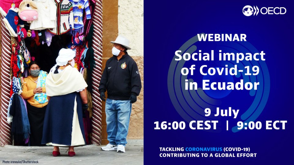 OECDdev's tweet photo. 🔔LIVE IN 1 HOUR
Webinar launching our note on social impact of COVID19 in Ecuador by @OECD_Centre, @UEenEcuador & @FinanzasEc.
This work is part of the #MDCR Ecuador & @europeaid Facility #DevelopmentinTransition.
✅ Register to attend https://t.co/XwSBr0ADpI
⏲️16:00 CEST https://t.co/8QPFwgAtxa