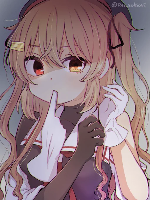 スタンバイ中の村雨さん 