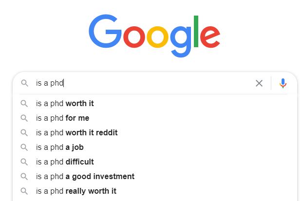 LapLumc's tweet photo. Google autocomplete makes me self-reflect https://t.co/FghcdXr38z