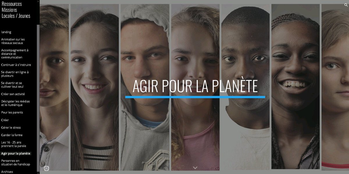 💡 [Semaine nationale #MissionsLocales2020] 
Des ressources sur #ecoresponsabilite proposées régulièrement !
A commencer par la rubrique "Agir pour la planète" 🌍 du site Ressources pour les jeunes accompagnés 
👉 unml.info/actualites/rep… 
@jp_gille <a href="/Ecologie_Gouv/">Min. Ecologie Territoire Transports Ville Logement</a>