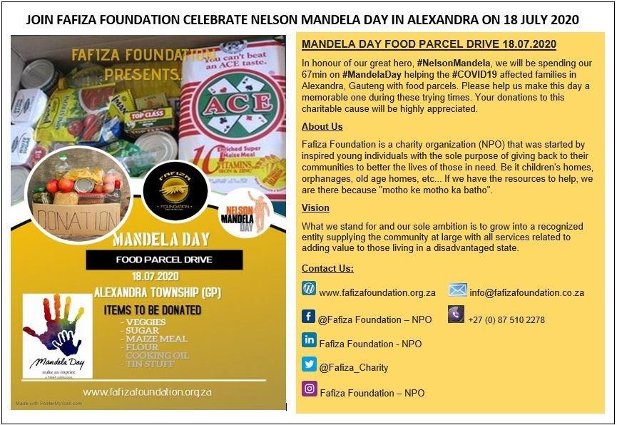 Fafiza_Charity's tweet photo. We are coming for you Alexandra....
#MandelaDay 
#67minutespledge https://t.co/wbrhbvRF8o