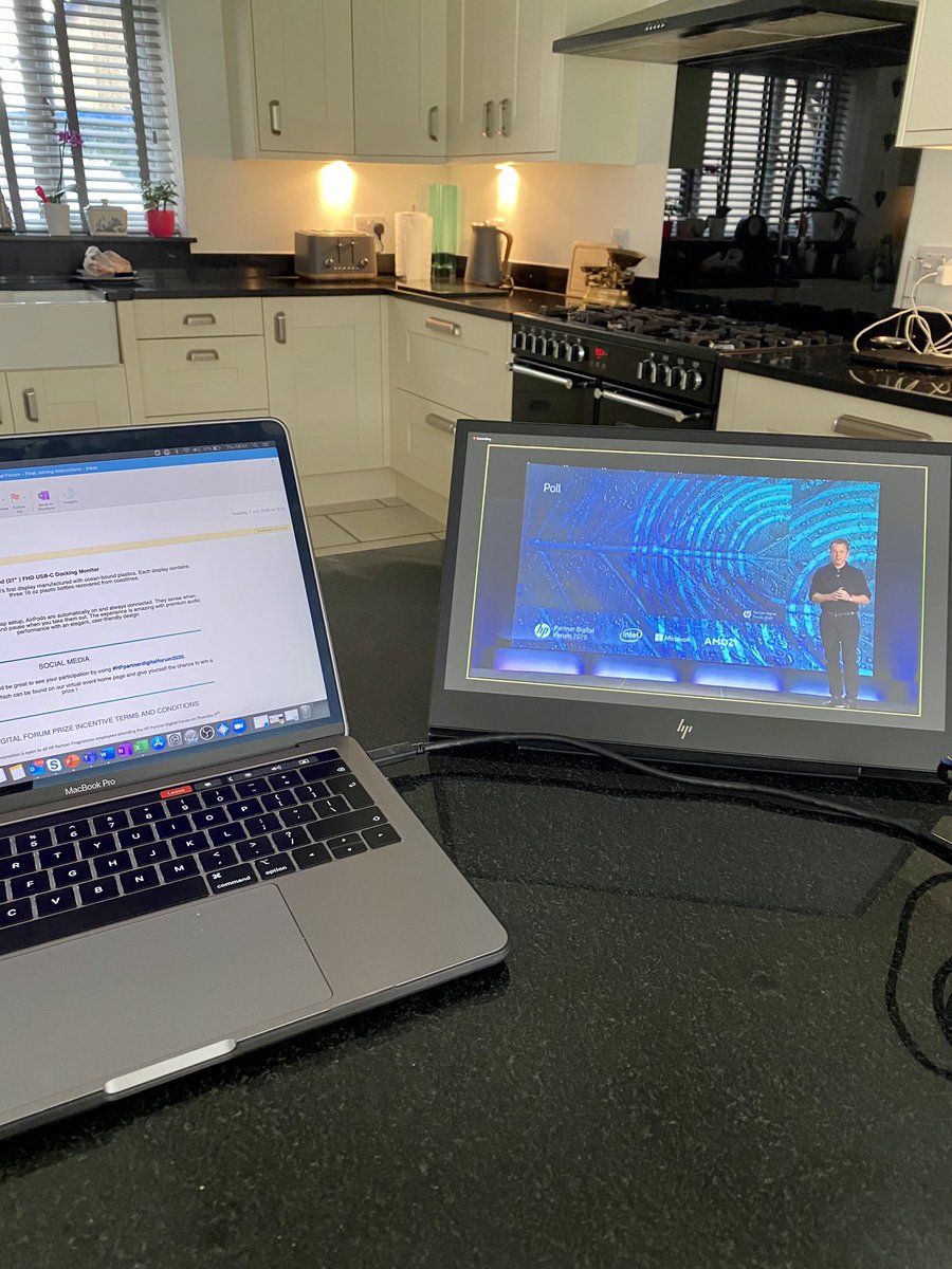 PCS_Scotth's tweet photo. Smashing the #HPPartnerDigitalForum2020 direct from my kitchen... 🙂 https://t.co/bPeK4ltzAp