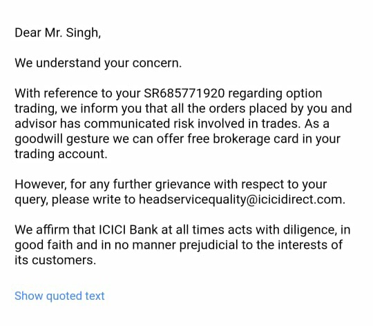 Really Shocked. 
How an honored name <a href="/ICICIBank/">ICICI Bank</a> <a href="/CareIcicibank/">icicibank</a> <a href="/ICICIBank_Care/">ICICI Bank Cares</a> entangle their costumers and fraud with them. Sorry to say, but this misdoing will sully your brand's name soon and customers like me will surely leave you. If any respect left, then pls look into this