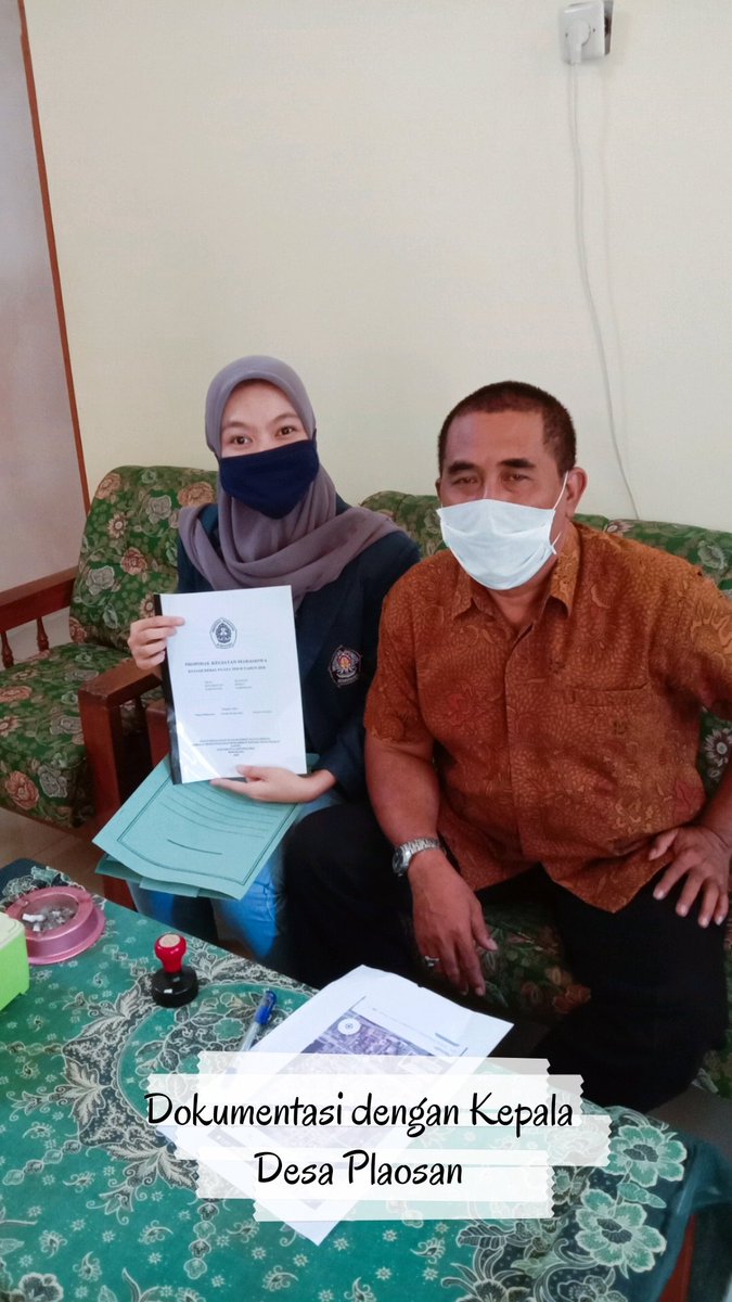 NovikaSuci's tweet photo. [KKN TIM II UNDIP WILAYAH JAWA TIMUR]

Kegiatan tanggal 7 Juli 2020 adalah mengurus perizinan kepada Kepala Desa untuk menjalankan program KKN. 

#KKNPulangKampung
#KKNTIMIIUNDIPJATIM
#P2KKN
#LPPMUNDIP https://t.co/ZPsbFFJueB