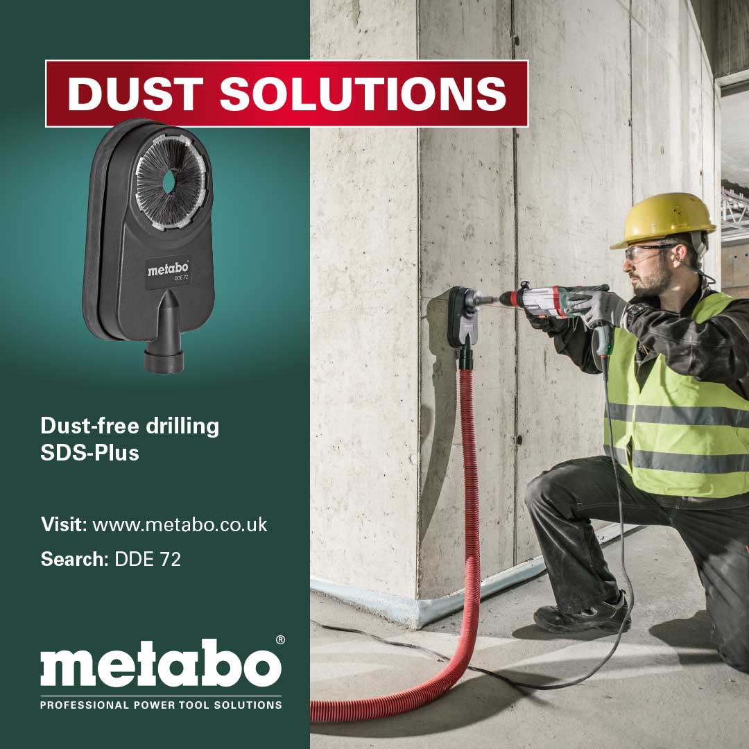 MetaboUK's tweet image. Dust-free drilling up to 72mm with our DDE72 extractor adaptor ✅

For more info 👉 fal.cn/393Gb

#metabo #metabouk #metabopowertools #drilling #dustextraction #dustextractor #tools #powertools #sds #construction