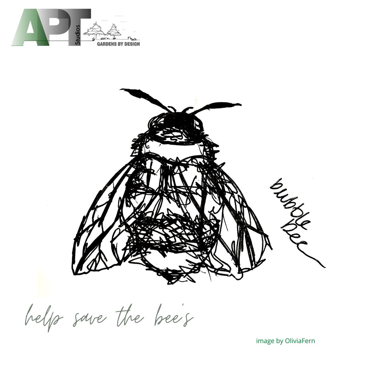 aptstudios's tweet photo. Our daughter drew this as weve seen lots of bees struggling. By planting flowers they love every gardener can help the long term preservation of our bees. Plant trees and flowers for bees. #aptstudios #soilassociation https://t.co/HURsC3Dg3G https://t.co/GGnni42PIi