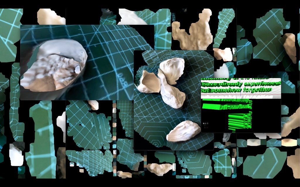 ambitmagazine's tweet photo. Here is the another still taken from #GarethProskourineBarnett’s film made in response to #Ambit87. We are thrilled that he has responded to the issue from 1981 with contemporary force. 💙💚 Buy the issue, at half price (£10) while stocks last: https://t.co/hB3KDa5n9Y https://t.co/PQtPB7Np0b
