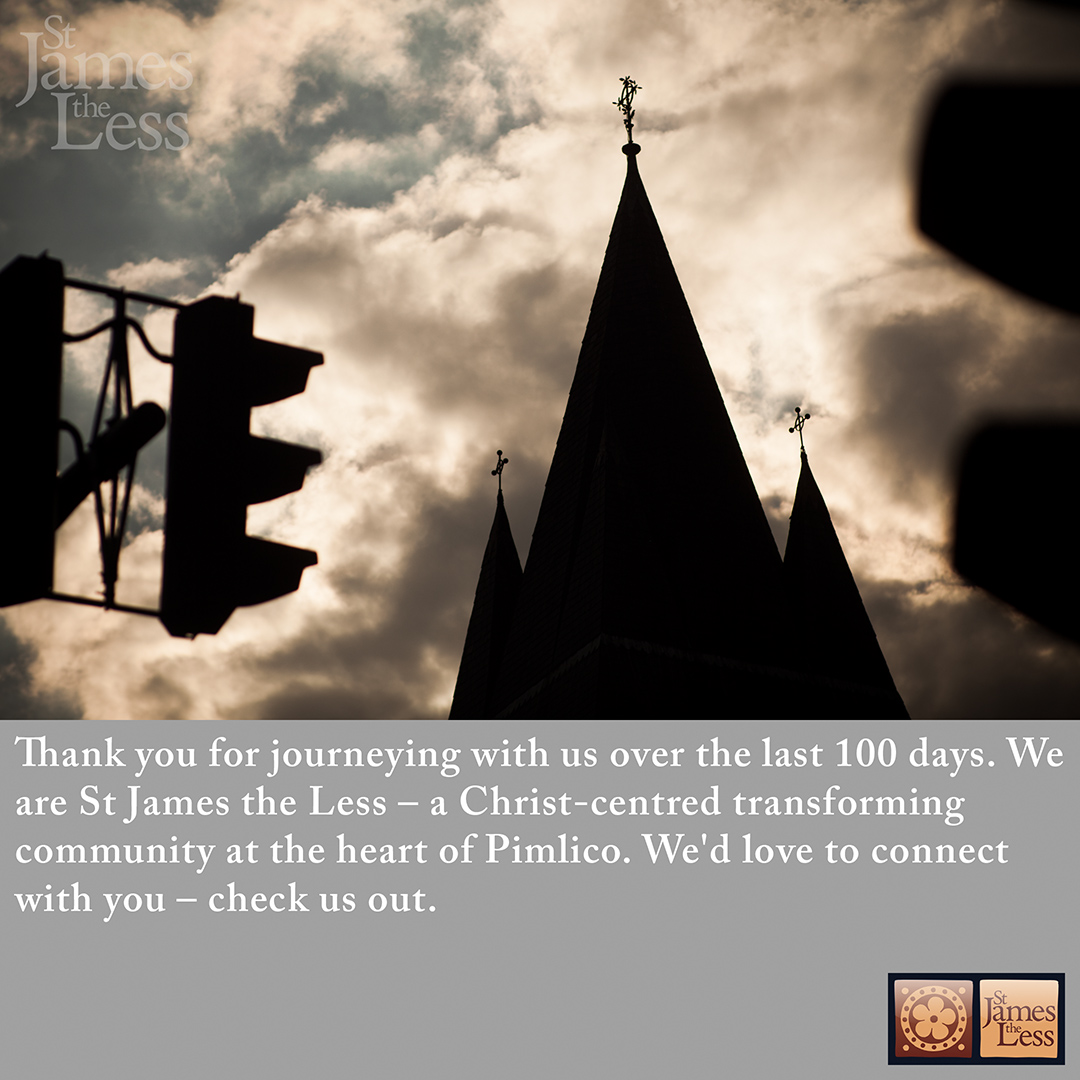Worshipping the One who is the same 'yesterday, today and forever' the One who can be trusted no matter what: we'd love to share Him with you, find out more: sjtl.org
(c) @amabelealovega &amp; 📸 @benjaminealovega #bibletruths #beautyforashes #100days #Pimlico #church