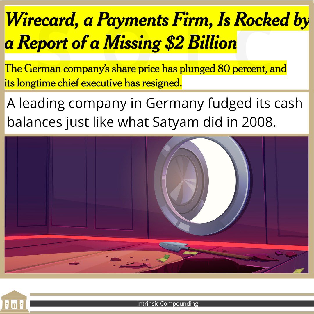Lesson 4: Copying Satyam’s Playbook: Where is the cash?