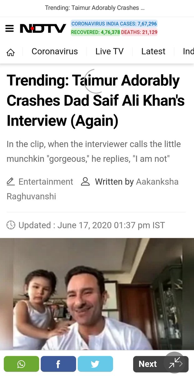 JusticeforShush's tweet image. #SCOrderCBIForSSR 
#WhyDelayInCBIForSSR 

I think this is the right example of what Karan Johar&apos;s &quot;NEPOTISM ROCKS&quot; means

This all are India&apos;s top leading media

And see what are their main articles

👇👇👇