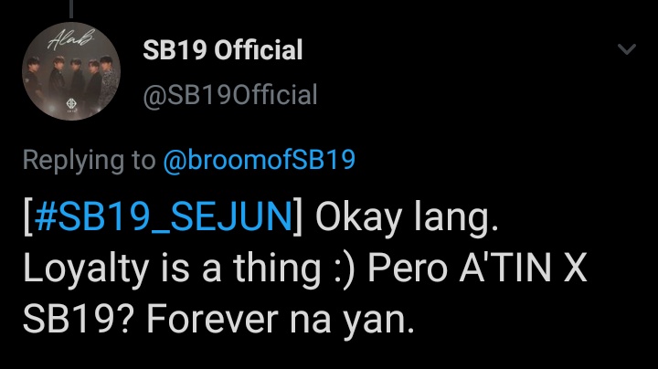 YES! FOREVER NA!!! @SB19Official