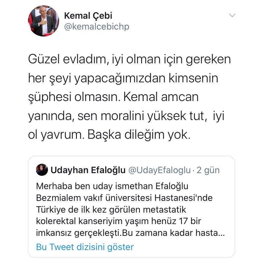 Dostlar, Udayhan kardeşimizden güzel haberler aldık. Kampanya amacına ulaştı. Küçükçekmece Belediye Başkanı Kemal Çebi de destek tweeti attı. Bizde herkese teşekkür ederiz
