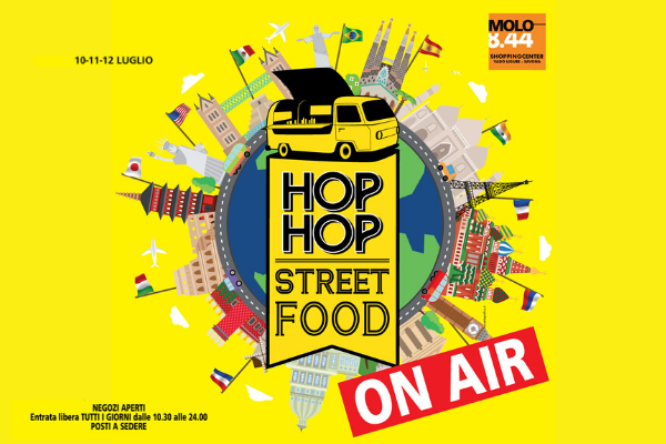 MOLO844's tweet photo. Street Food On Air al #Molo 8.44 - Hop Hop! -#CentroCommercialeLiguria #HopHopStreetFood #StreetFood - Da venerdì 10 a domenica 12 luglio ritorna l'Hop Hop Street Food al #Molo 8.44!
Tanti truck pronti ad offrivi un’esperienza cu... - https://t.co/UQOk4qhd1C - https://t.co/YR1Zv49EZd