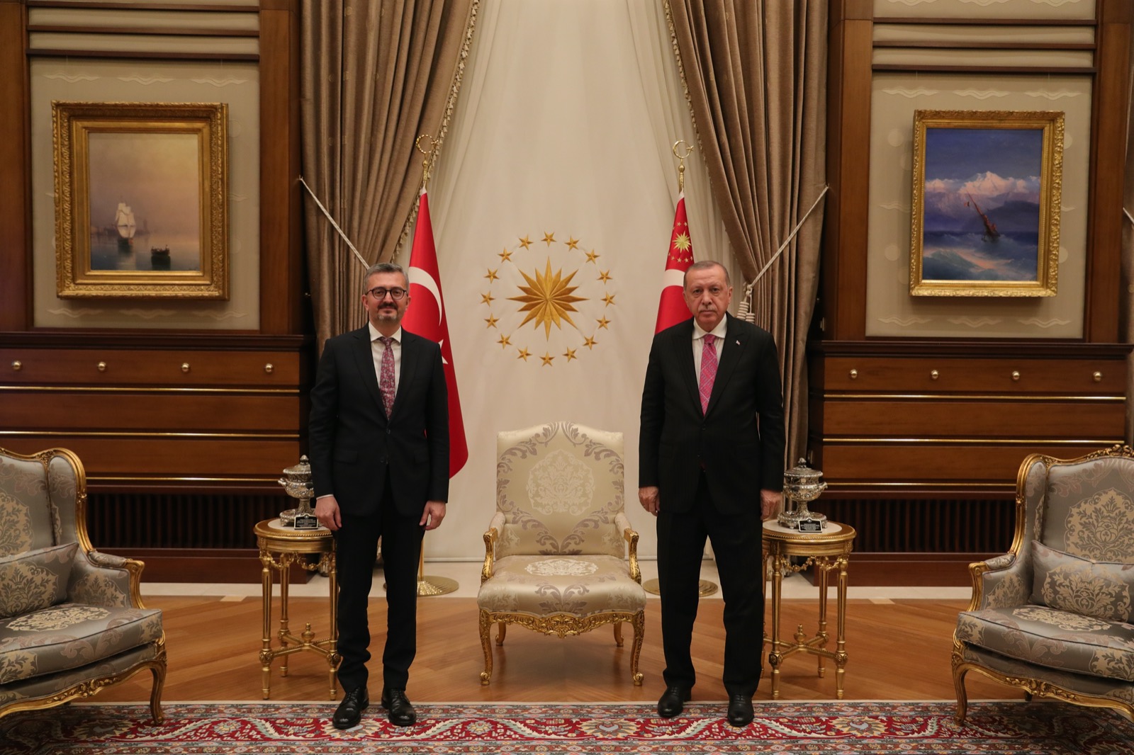 Erdoğan and Duran, photographed together. (On X via Kriter Dergi)