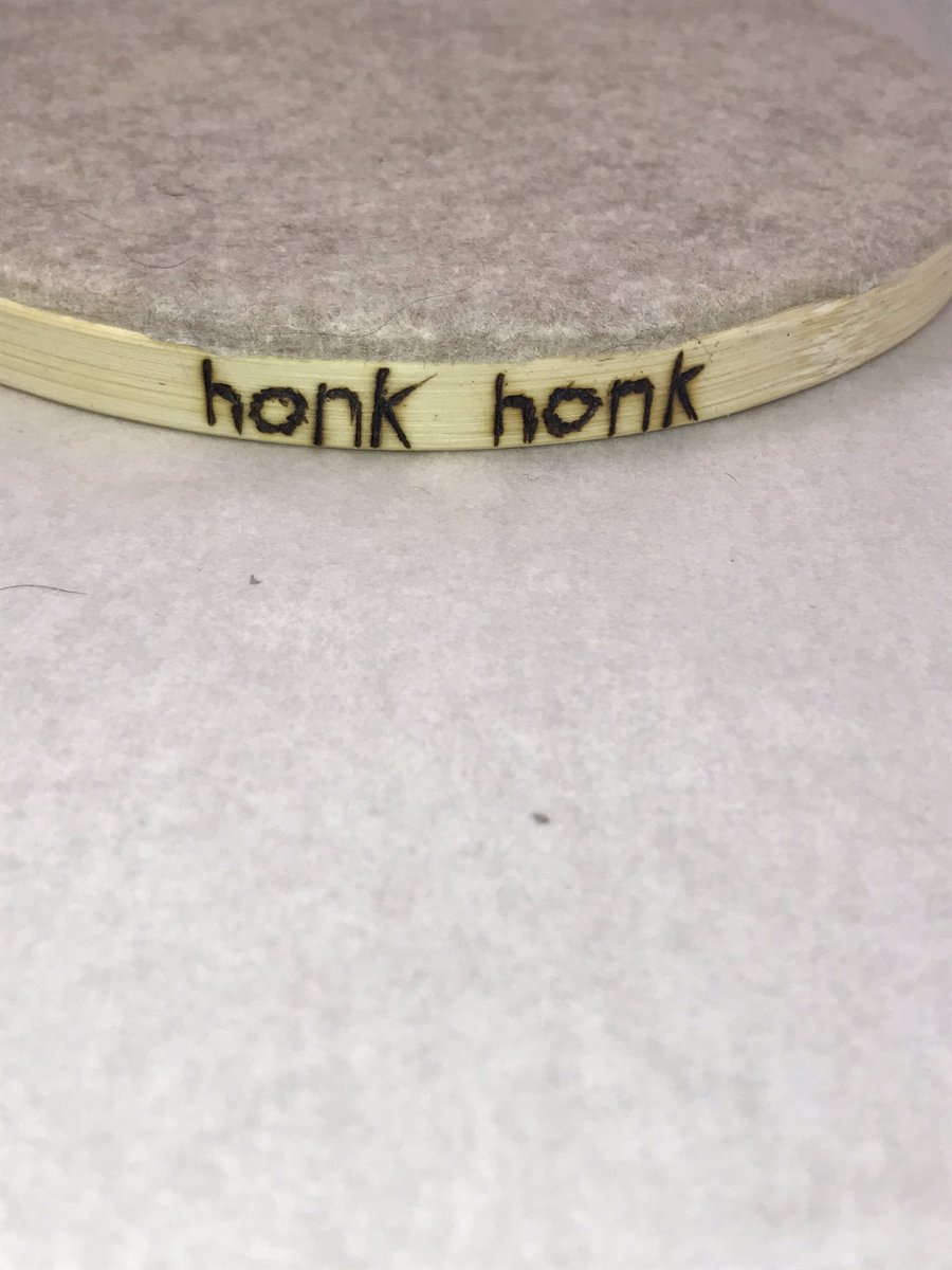 pumpkinindenial's tweet image. I couldn’t help myself. I made a Gef the talking mongoose cross stitch, which is now up on my etsy: Pumpkin In Stitches! @LPontheleft #gefthetalkingmongoose #honkhonk