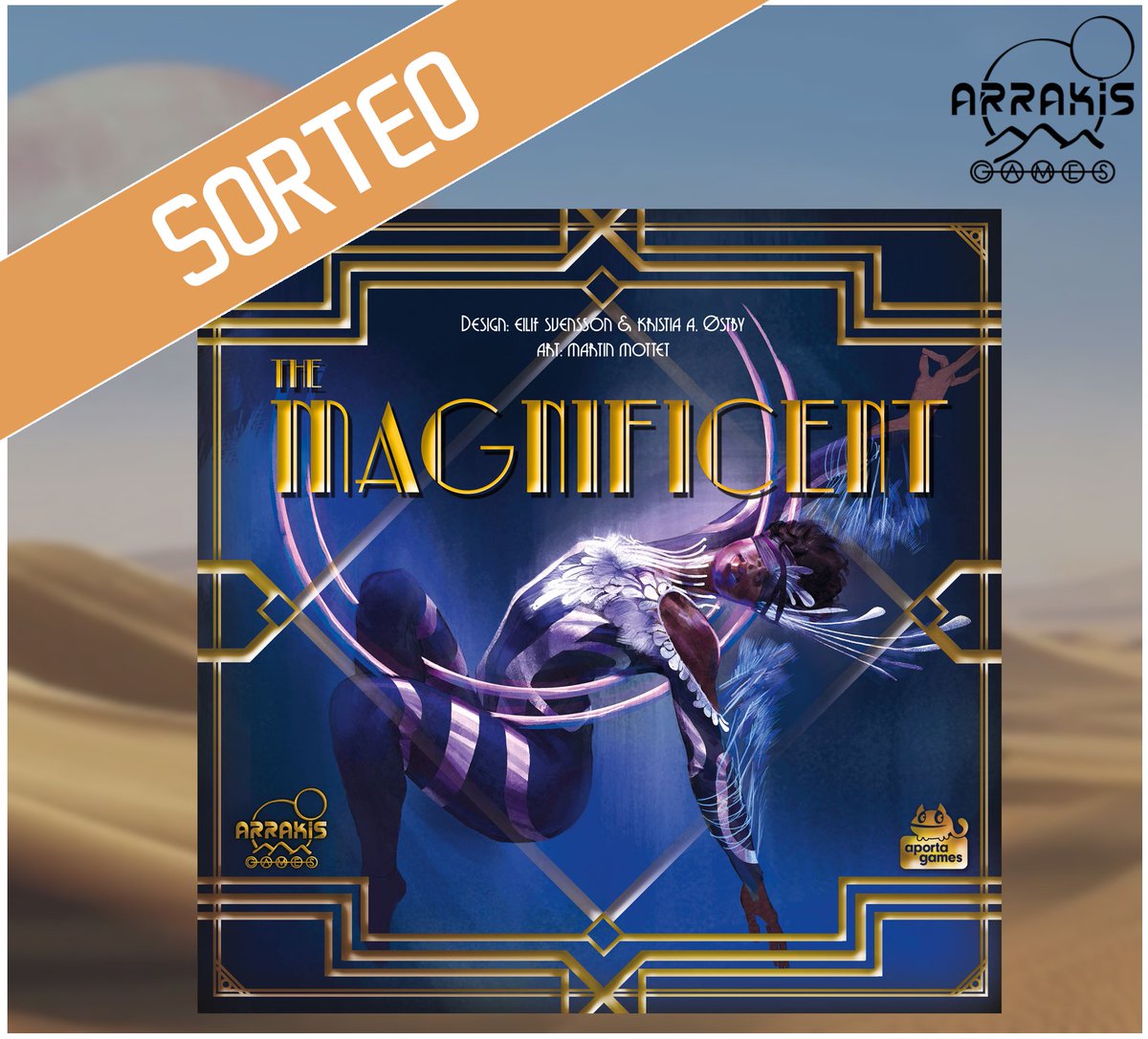 ArrakisGames's tweet photo. Para celebrar la salida de The Magnificent (16 de Julio en tiendas) sorteamos un ejemplar. Para participar:

➡️Sigue a @ArrakisGames 
➡️❤️y 🔁 este tweet

Anunciaremos el ganador el 17 de Julio, suerte a tod@s (sorteo exclusivo para España) https://t.co/Bcquycqgun