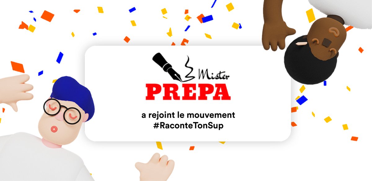 Toujours dans le mouvement #RaconteTonSup... voici <a href="/MisterPrepa/">Mister Prépa</a> 🎓
Un média conçu spécialement pour aider les étudiant.e.s à réussir leurs #concours des #GrandesEcoles de commerce💡
#SupSolidaire #EgalitéDesChances