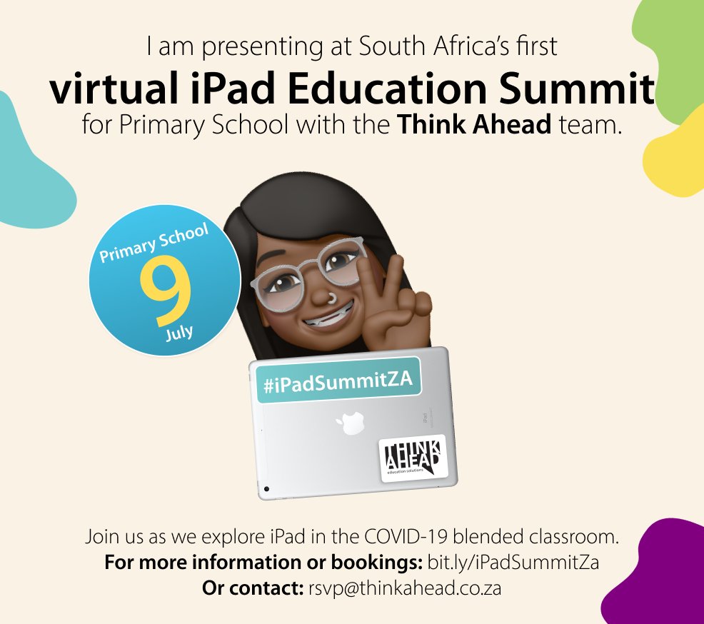 TechieTash's tweet photo. Its here!!!!! Cannot wait! My very first virtual #iPadSummitZA with @ThinkAheadZA! "See" you all later! https://t.co/mdr9LMQhfQ