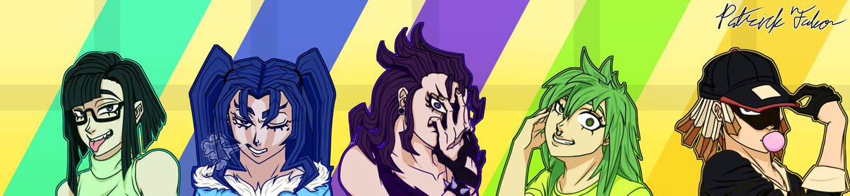 Might as well use this thread to compile all three OC sets I& #39;ve made thus far. I& #39;m proud of it.(Please don’t scrutinize the third one in comparison to the first two; there’s a 7-month difference between them.)