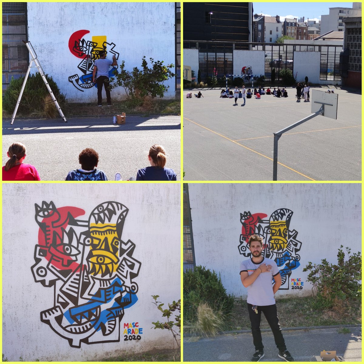 #VacancesApprenantes <a href="/MascaradeArtist/">Mascarade Artist</a>. Quand #Art s'invite dans le cœur de nos élèves, c'est une histoire d'amour à vivre toute l'année.
<a href="/IjcLh76/">Collège Irène Joliot Curie du Havre</a> <a href="/LH_LeHavre/">Le Havre</a> <a href="/seinemaritime/">Seine-Maritime</a> <a href="/daac_normandie/">DAAC-Normandie</a> <a href="/ac_normandie/">Académie de Normandie</a> <a href="/dsden76/">DSDEN76</a> <a href="/DavidBernouy/">David Bernouy</a> <a href="/PolydoreN/">Polydore Nathalie</a>