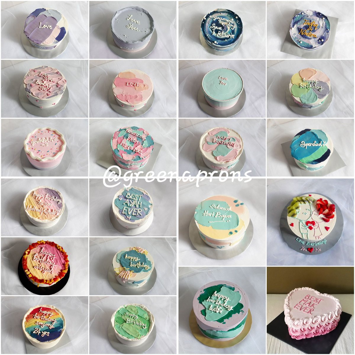 Since ramai yg cari korean cake & ada yg taktau dari mana nak beli, so here it is !A thread for korean cake design. Ni cuma sedikit info yg saya tau, if you bake korean cake, drop yours here ok Kita mula kan dgn my place hehe http://Instagram.com/greenaprons&nbsp; - seremban