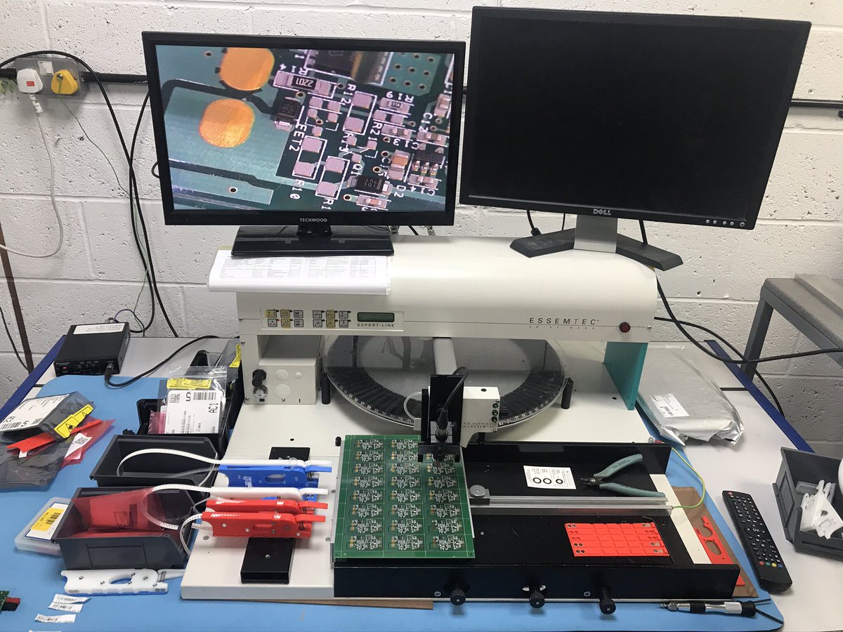 Great to be back in action, our semi auto PNP Machine is hard at it, perfect for those prototype runs and small batches
Get in touch if we can help!
#UKManufacturing #Prototype #PCBA