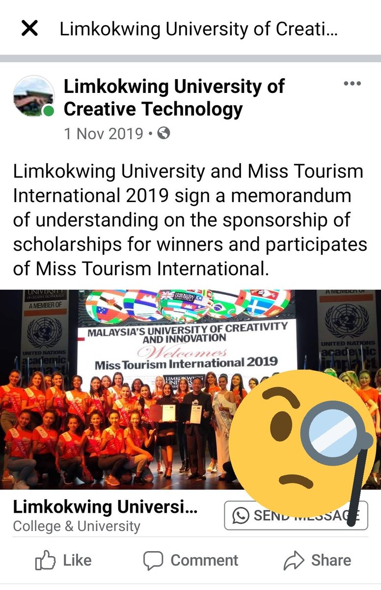 msappleallison's tweet photo. @educationjusti4 @limkokwingpanda @UN @limkokwing @Limkokwing_MY @MyUNDP @ImpactUN may we know what really happened to @Limkokwing_MY membership to #UNAI?! 🤔

Some said that as early as 2018 they were no longer listed in your website as members yet in 2019 they still use the #UNimpact logo &amp; even included @UN official emblem in their Stage 

Look 👀 https://t.co/m4AujDebOC