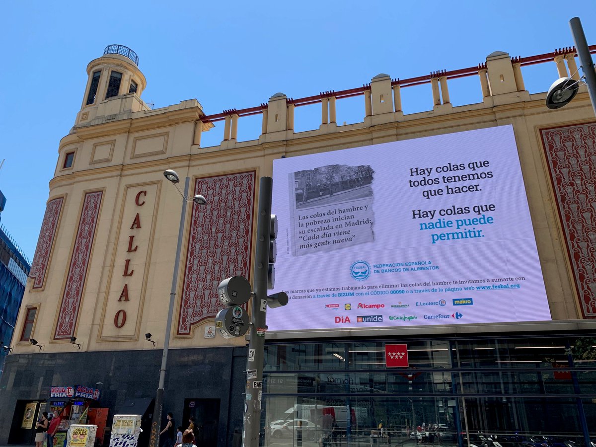 marialasampe's tweet photo. ¿Qué podíamos hacer para ayudar? Hoy lanzamos la inédita campaña solidaria ‘Hay colas que nadie puede permitir’ junto a @fesbal_org. Felices de aportar nuestro granito de arena desde el sector publicitario
#MeaningfulProjects #MakeAMeaningfulDifference https://t.co/qDac1DJT4E