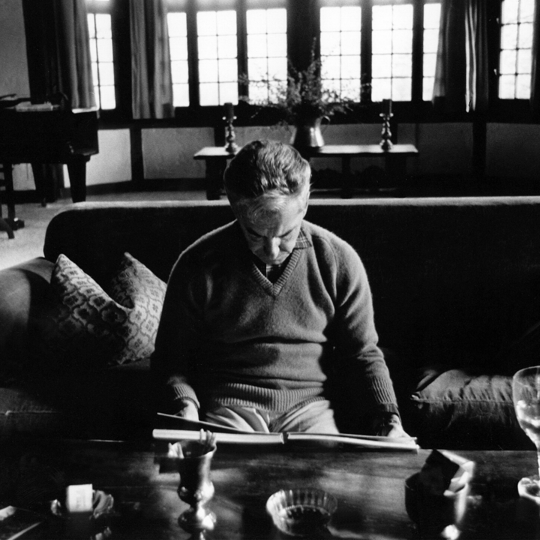 KarajanMusic's tweet photo. Herbert von Karajan studying musical scores in his house in Vienna-Mauerbach in 1967 ©Siegfried Lauterwasser;Karajan-Archive #karajanist #herbertvonkarajan #ambition https://t.co/4RuyGFKM88