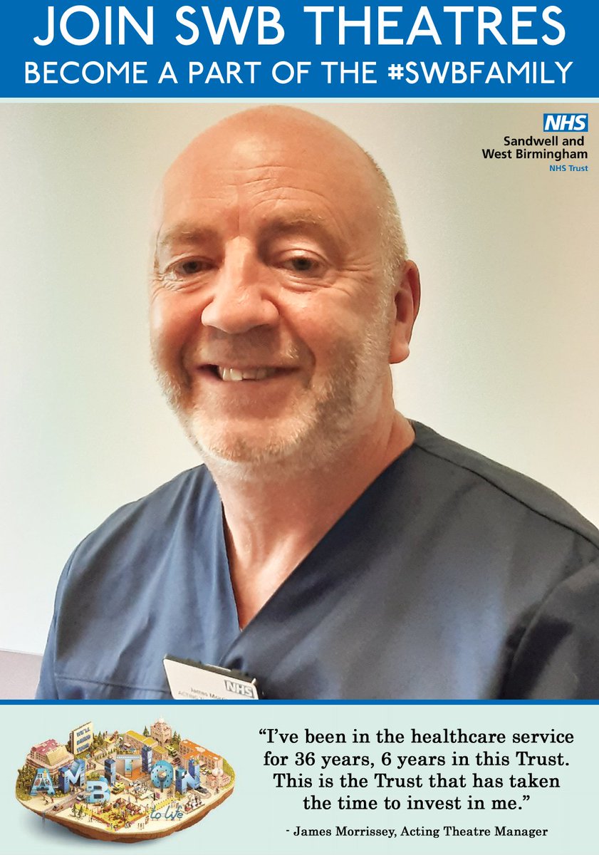 Our Theatres team are looking for ODPs and Theatre Registered Nurses to join them with Band 5/6 roles available.

We're holding flexible online interviews throughout the month. Find out more at NHS Jobs: jobs.nhs.uk/xi/vacancy/916…

#NHS #NHSjobs #BirminghamJobs